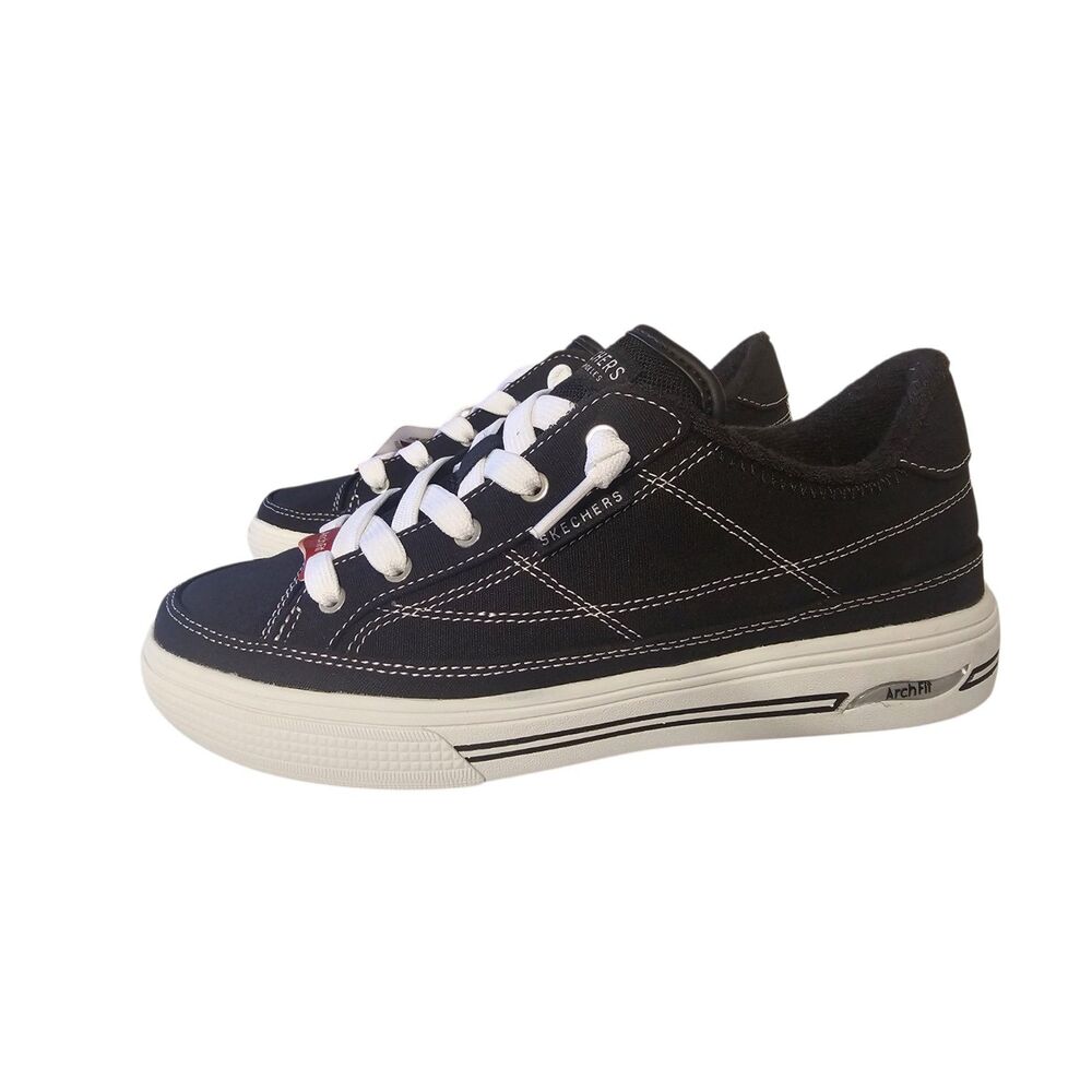 New Skechers Arch Fit Arcade Womens Sneakers Black 8